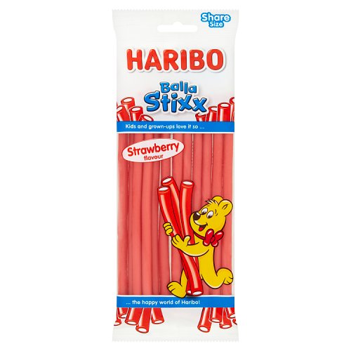 HARIBO Balla Stixx Strawberry Flavour 140g