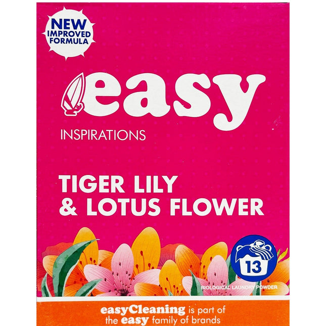 easy cleaning laundry powder tily lily lotus flower