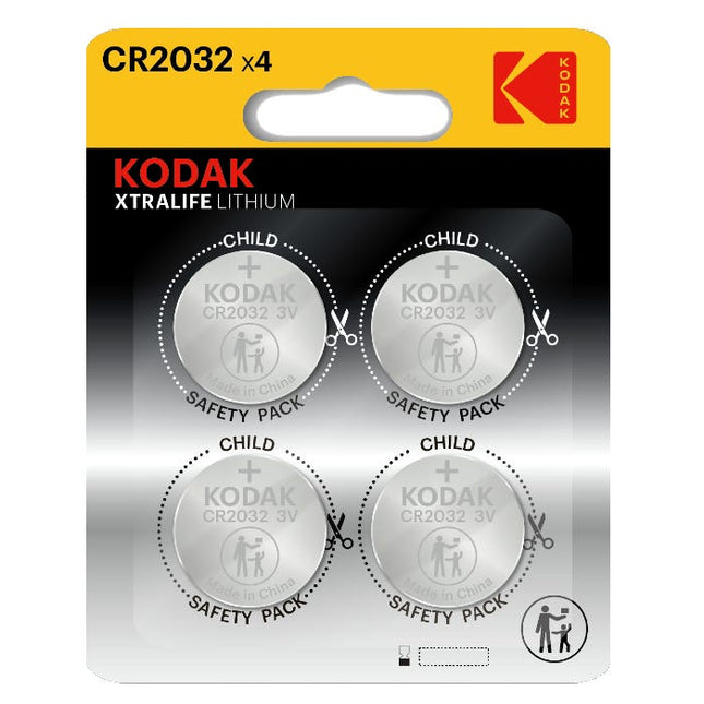 kodak lithium cell cr2032 pack of 4
