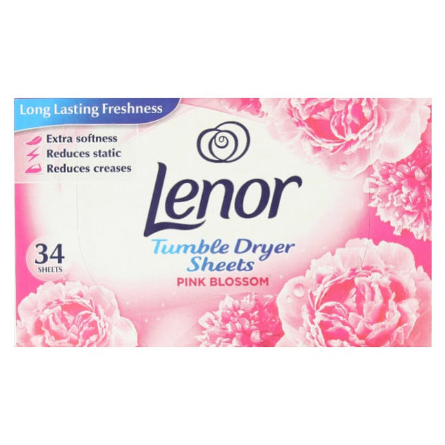 lenor tumble dryer sheets in sparkling bloom 34 pack