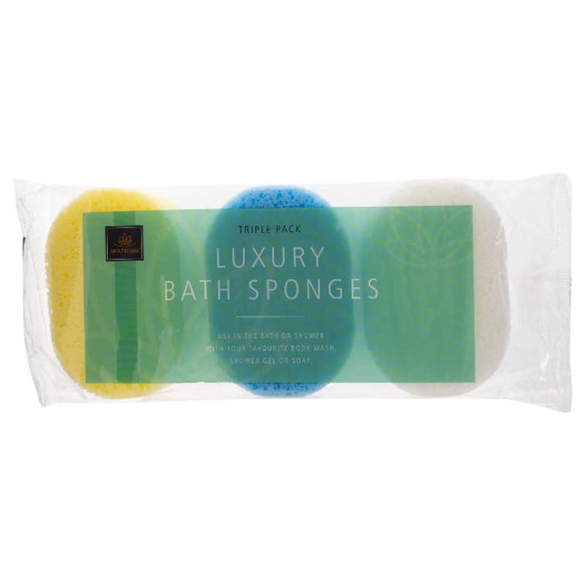 bath sponge pack of 3