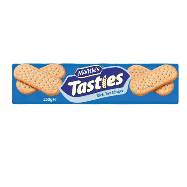 mcvities tasties rich tea finger 250g