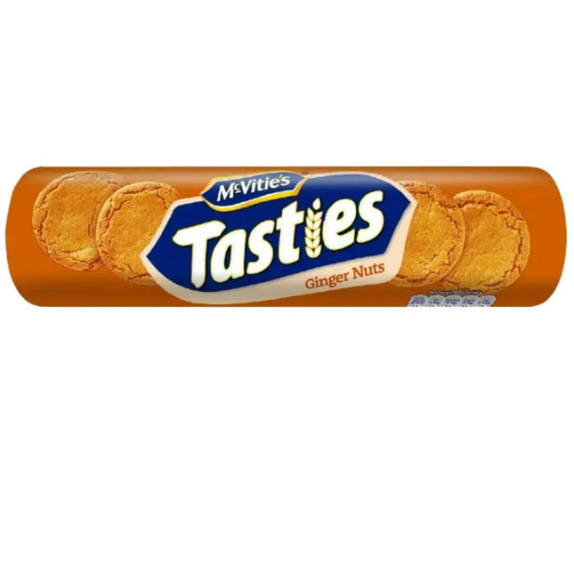 mcvities tasties ginger nuts 300g