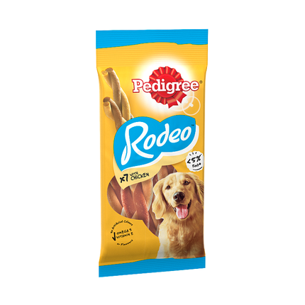 pedigree rodeo chicken dog treats 7 pack