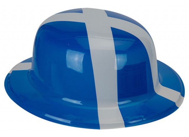 Scotland Plastic Bowler Hat