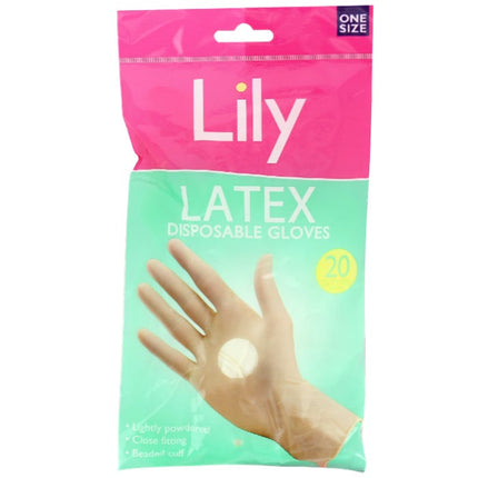 lily latex disposables pack of 20