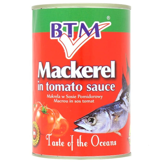 btm mackerel in tomato sauce 425g