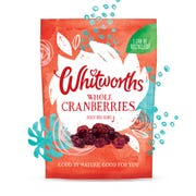 Whitworths Fruit Feasters Cranberries 140g
