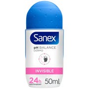 Sanex Roll On Invisible, 50ml