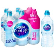 Nestle Pure Life Still Spring Water, 750ml (Pack of 6)