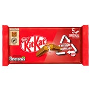 Nestle KitKat 2 Finger Milk Chocolate Bars, 20.7g (Pack of 5)