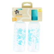 Tomme Tippee Decorated Bottles, 250ml - Blue (3 Months+)