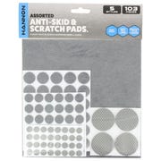 Hannon Assorted Anti-Skid & Scratch Pads (Pack of 103)