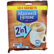 Maxwell House 2 in 1 White Coffee x10