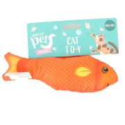 Fish Cat Toy - Orange