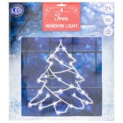 Christmas Tree LED Bright White Indoor Window Light