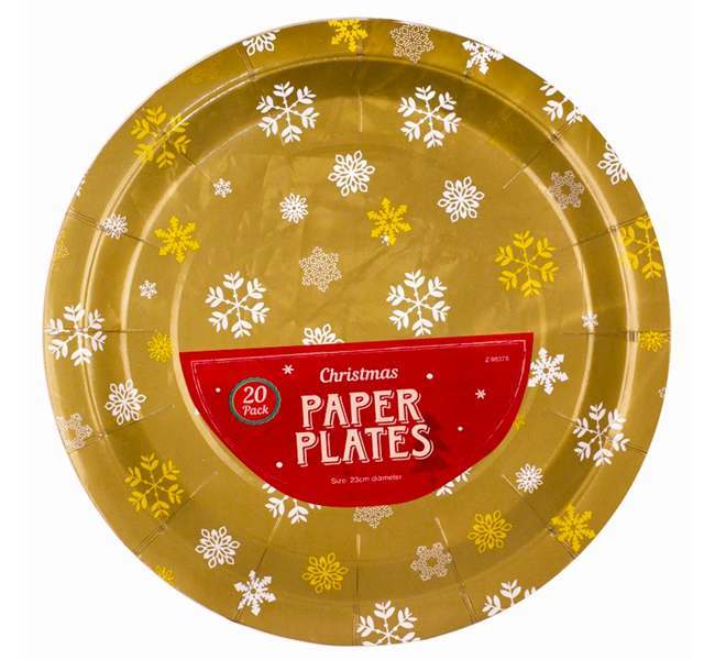 Paper plates on sale poundland