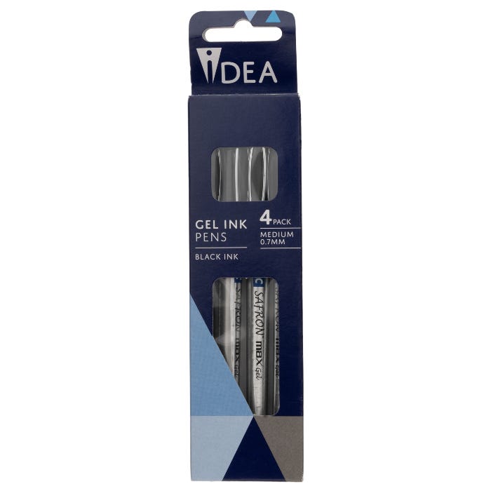 Black ink gel outlet pens