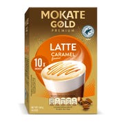 Mokate Gold Premium Caramel Latte (Pack of 10)