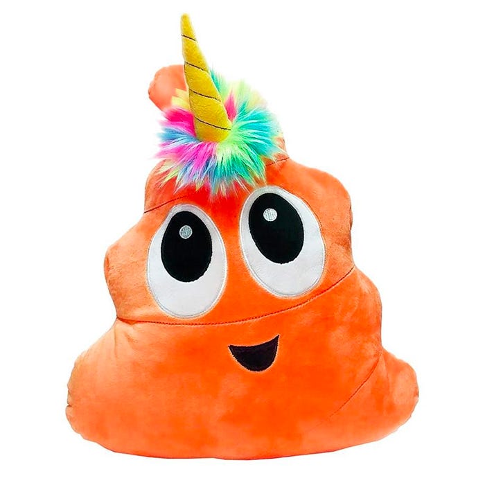 Plush Poonicorn Orange 16 Inch