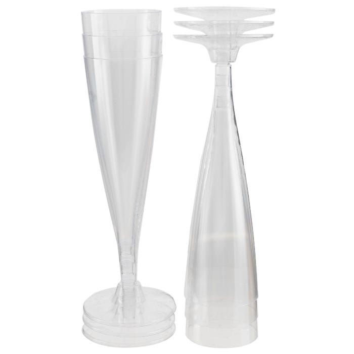 White plastic champagne flutes asda on sale