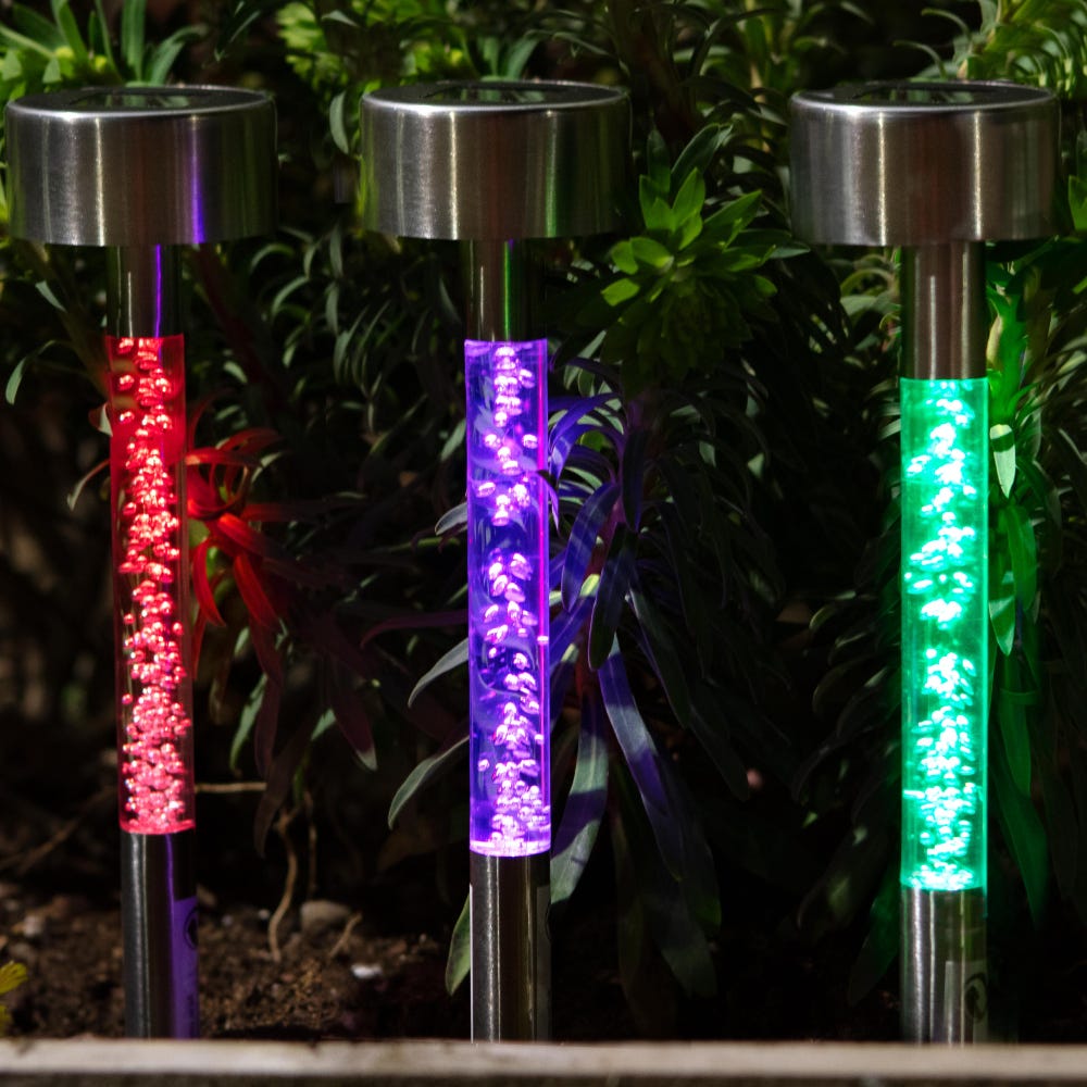 Solar Power Colour Change Bubble Light